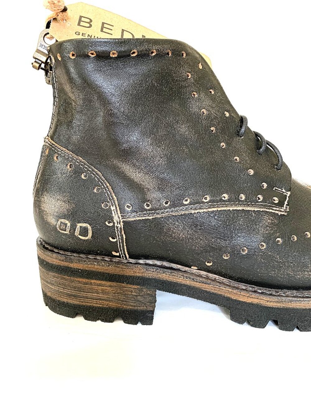 BED|STU QUATRO III Booties - Black Wash- - Picture 10 of 15